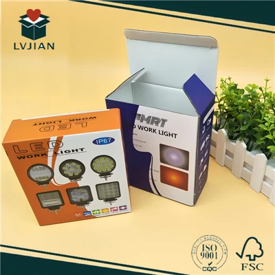 حاوية الورق المموج لضوء العمل LED